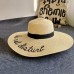 Sun Hat With Letter  Cap Wide Big Brim Ladies Summer Beach Straw Shade  eb-71553575
